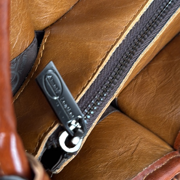 Ameri Leather Mosaic Woven Multi-Color Leather Bag - Picture 4 of 16